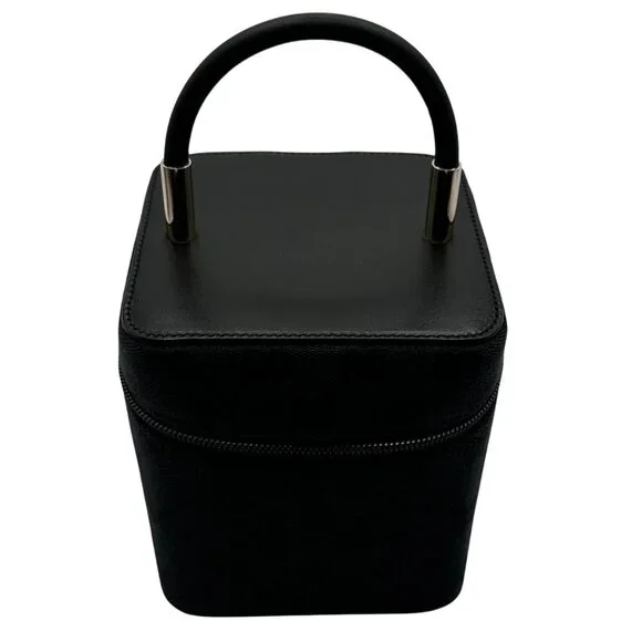 Gucci Tom Ford Era Vintage Monogram Box Vanity Bag in Black - Picture 5 of 10